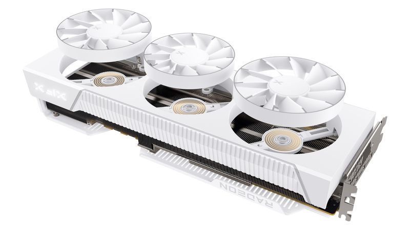 XFX Quicksilver AMD Radeon RX 7800 XT Magnetic Air Gaming Graphics Card Arctic White